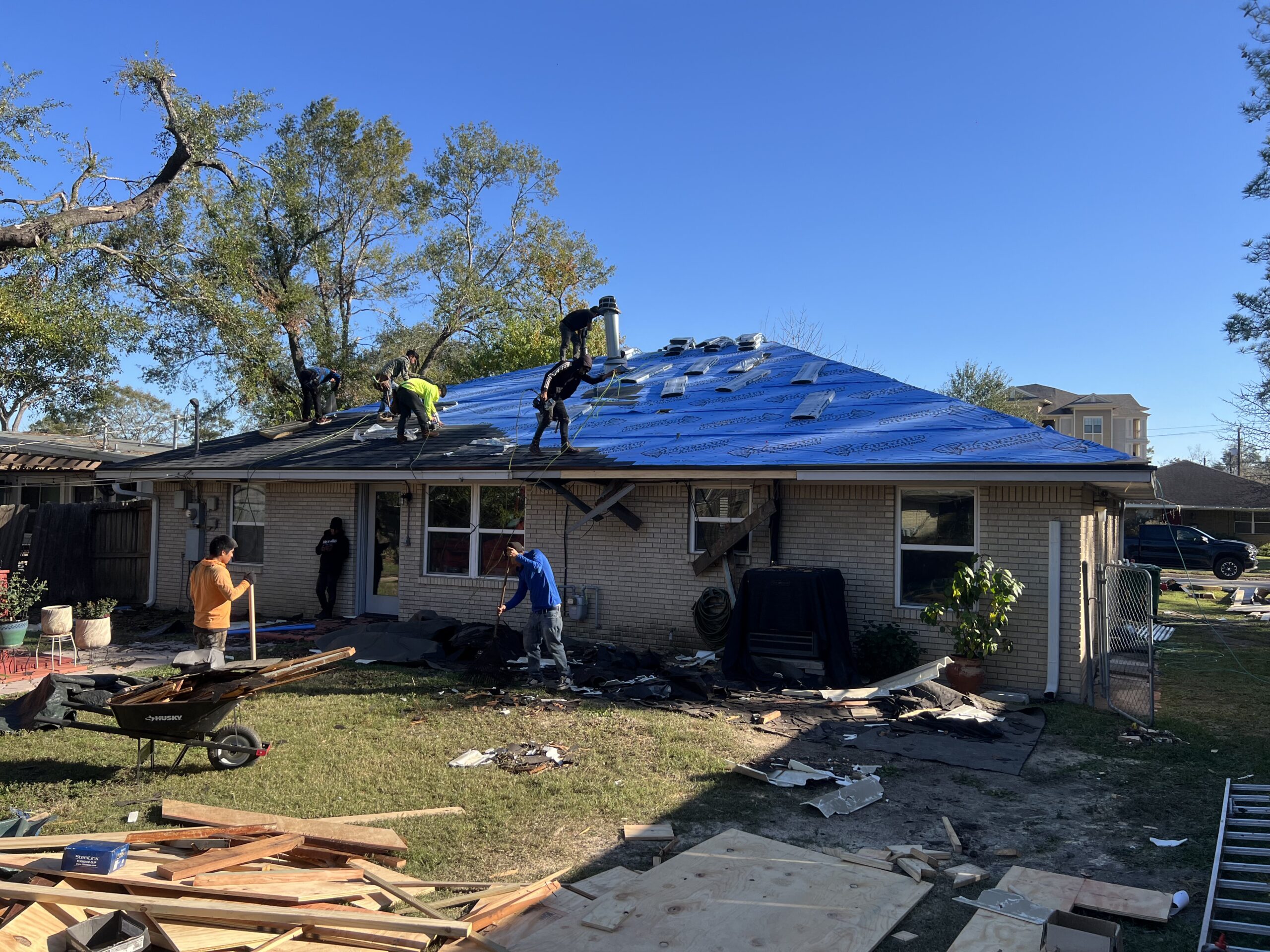Repairing Hail Damaged Roof