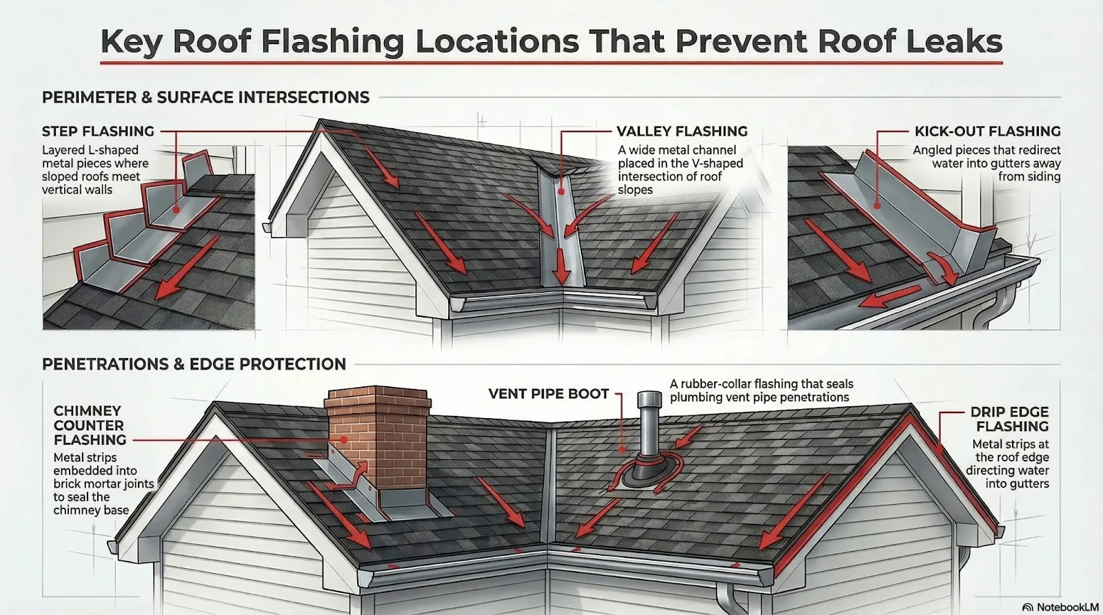 Roof Flashing Types