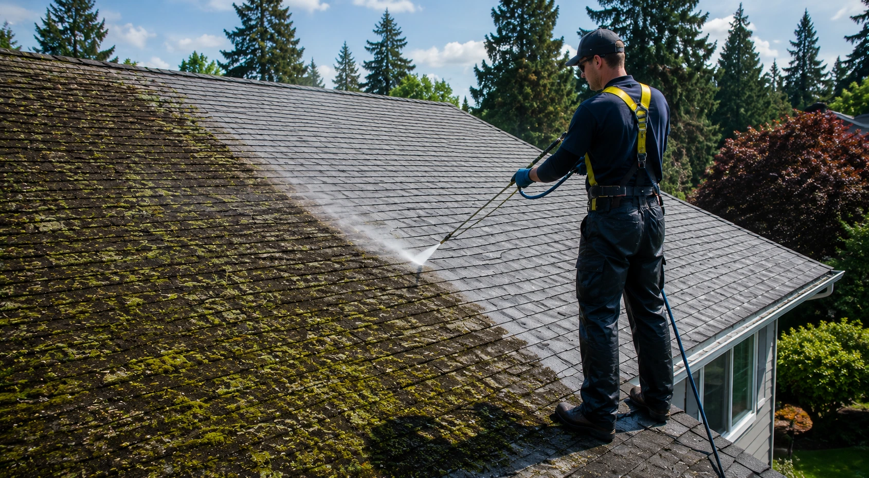 Remove Algae, Moss, & Mold
